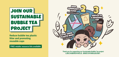 Sustainable Bubble Tea Project by @tangaroablue x @kinoicollection